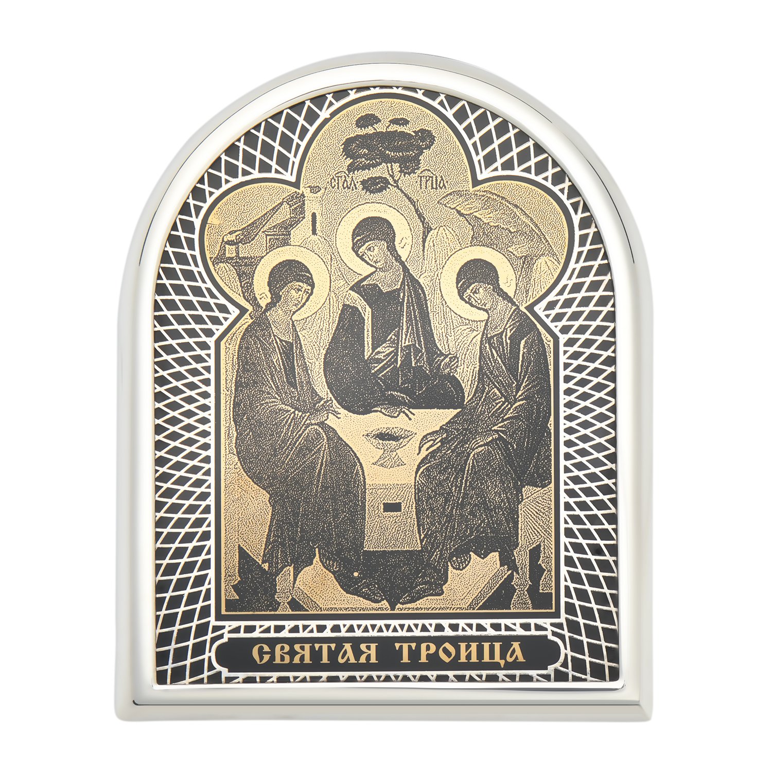 Автомобильная икона с обсидианом